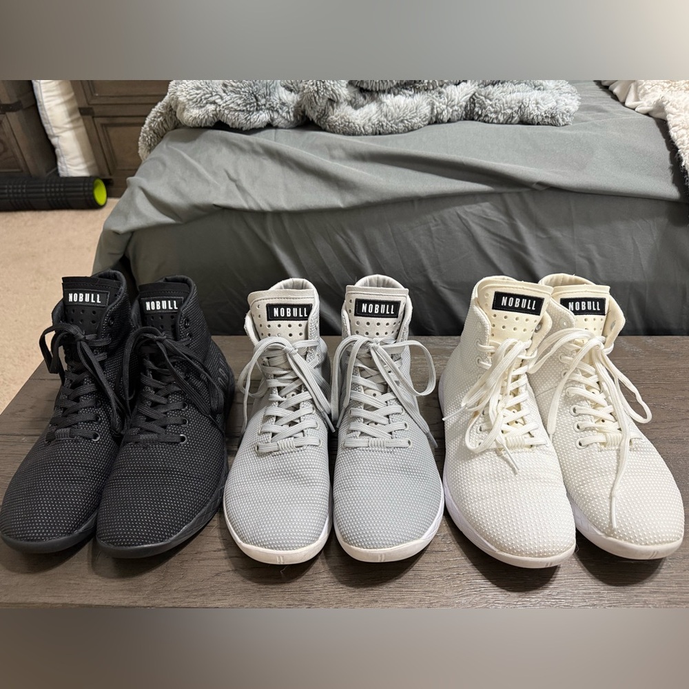 3 pairs NOBULL High-Top Sneakers Trio